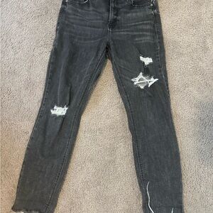 Distressed Old Navy Black Women Jeans